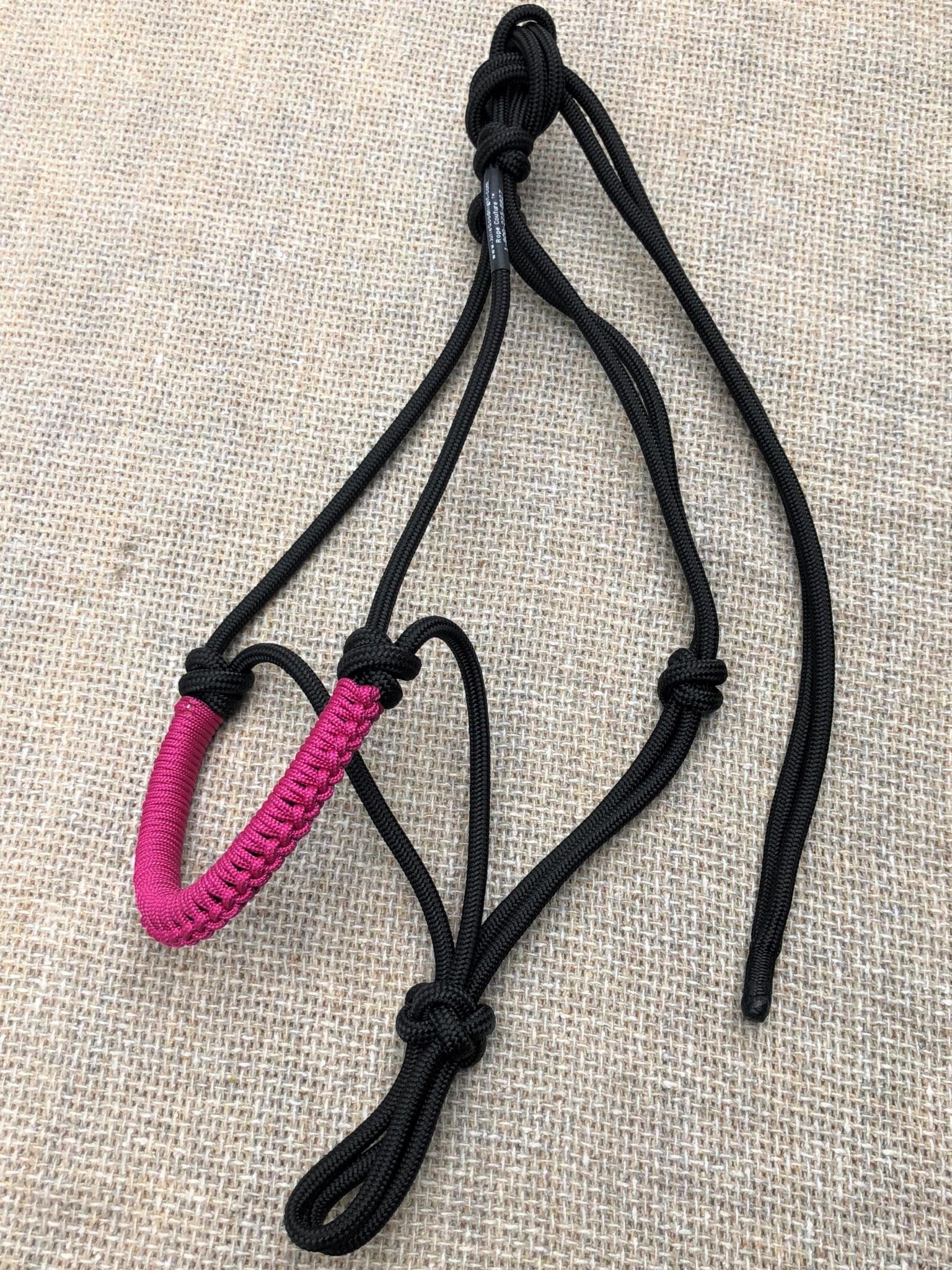 Nautical Black Rope Leash: Jolly Roger Collection