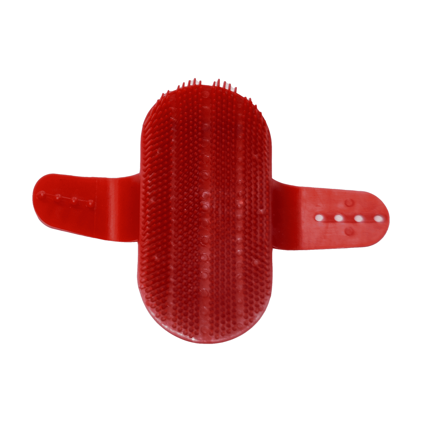 Oval plastic curry comb with adjustable handle Julie Goodnight Shop