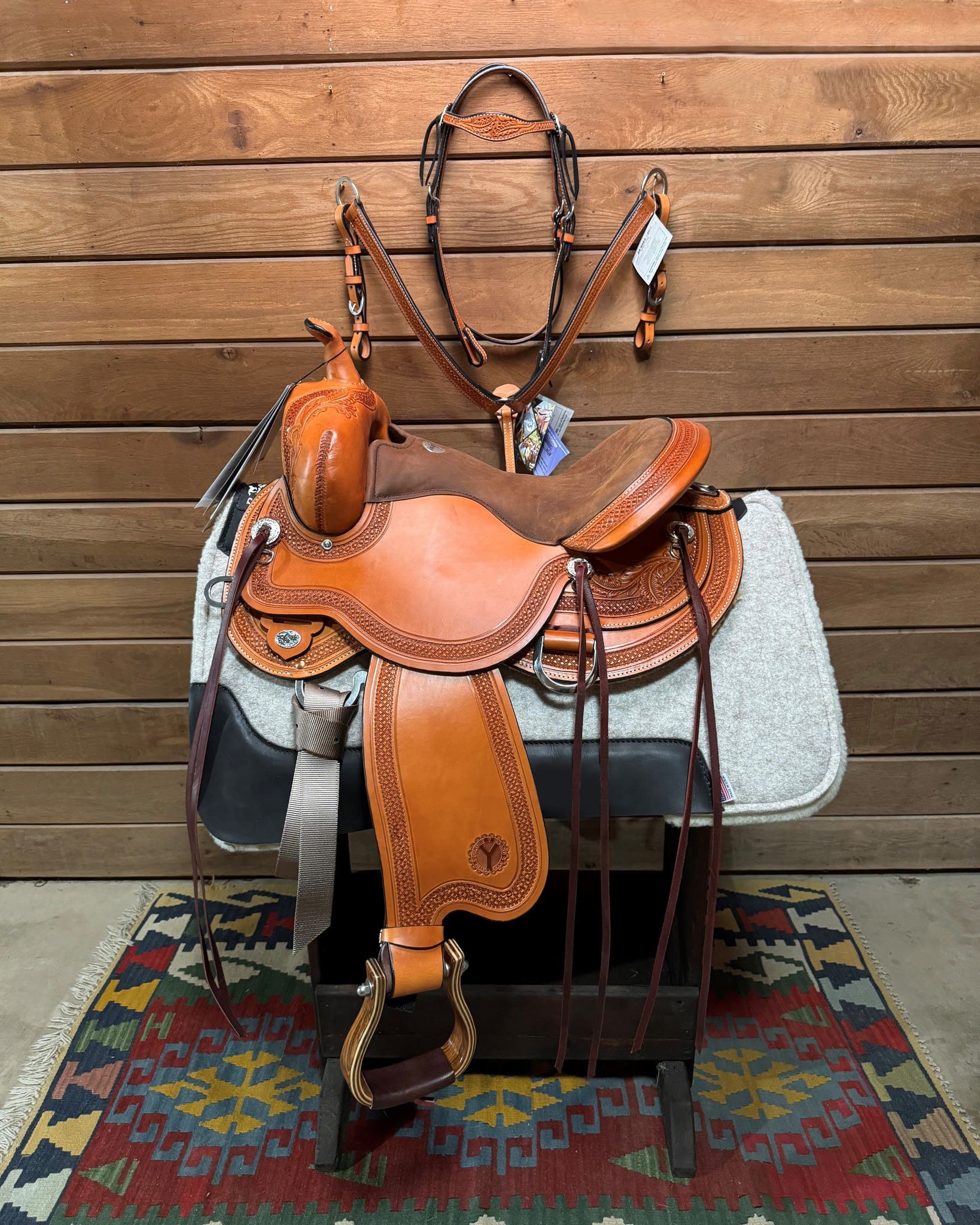 Julie Goodnight Special Edition Teton Trail Saddle - In Stock